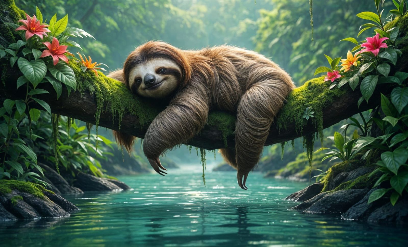 sloth nap  by @Kindly Offer