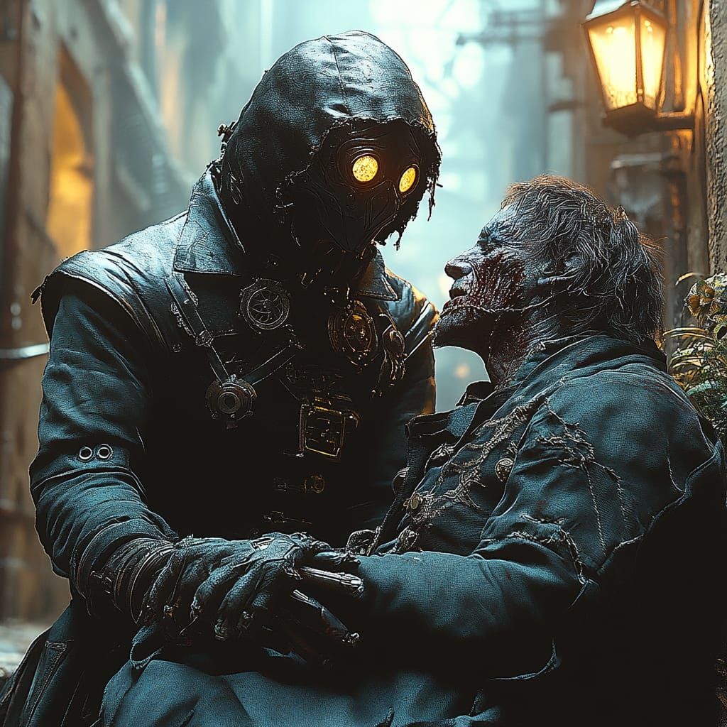 steampunk plague doctor