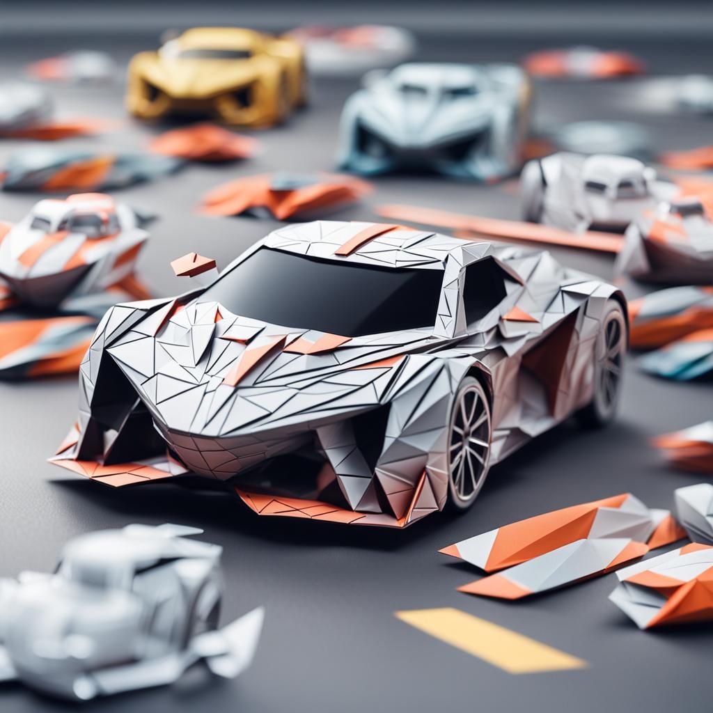 super sports car racing detailed