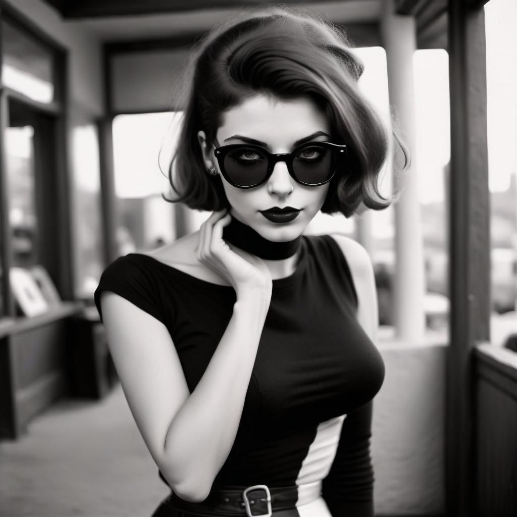Beatnik female attractive alternative