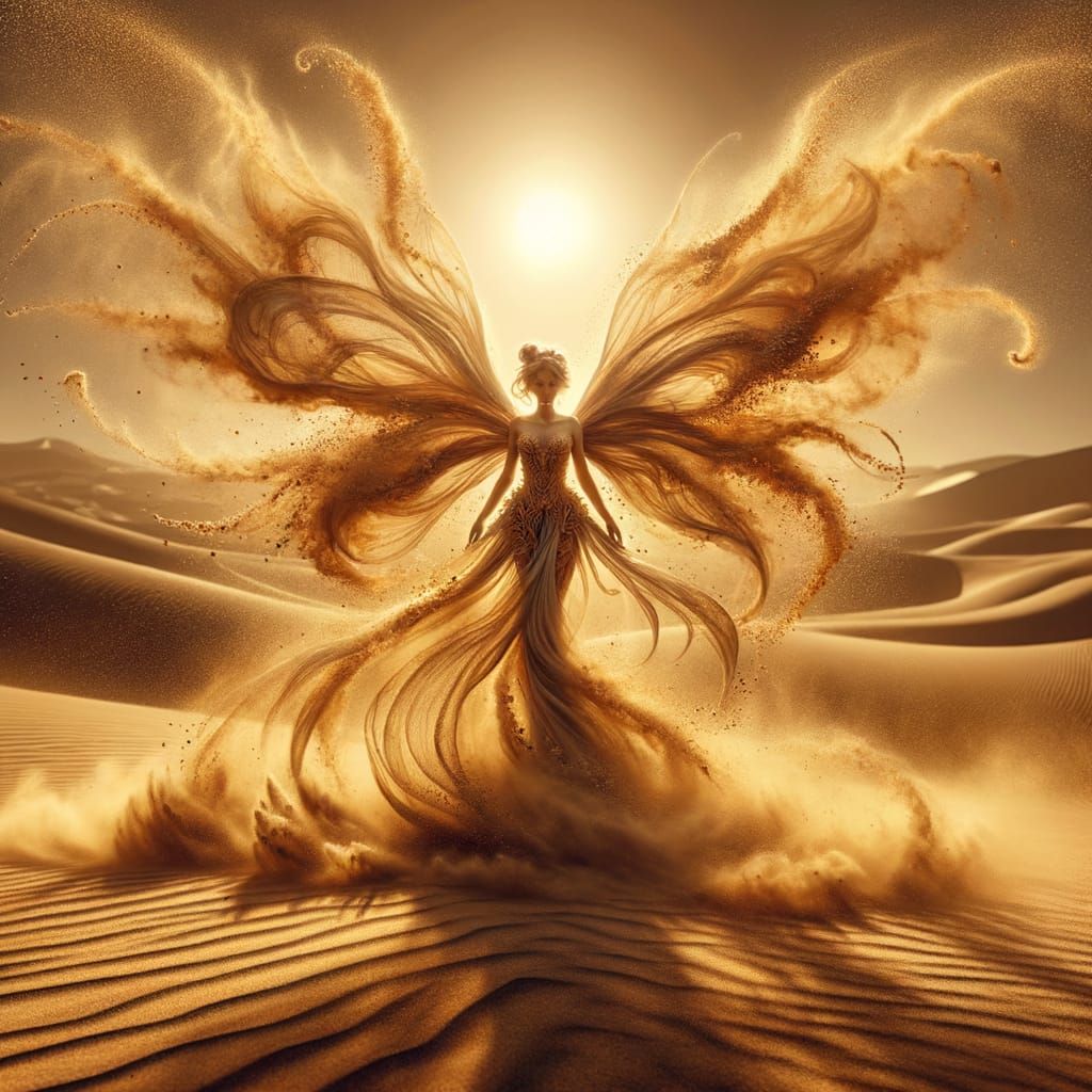 Sand Fairy  by @AGamerWithNoName