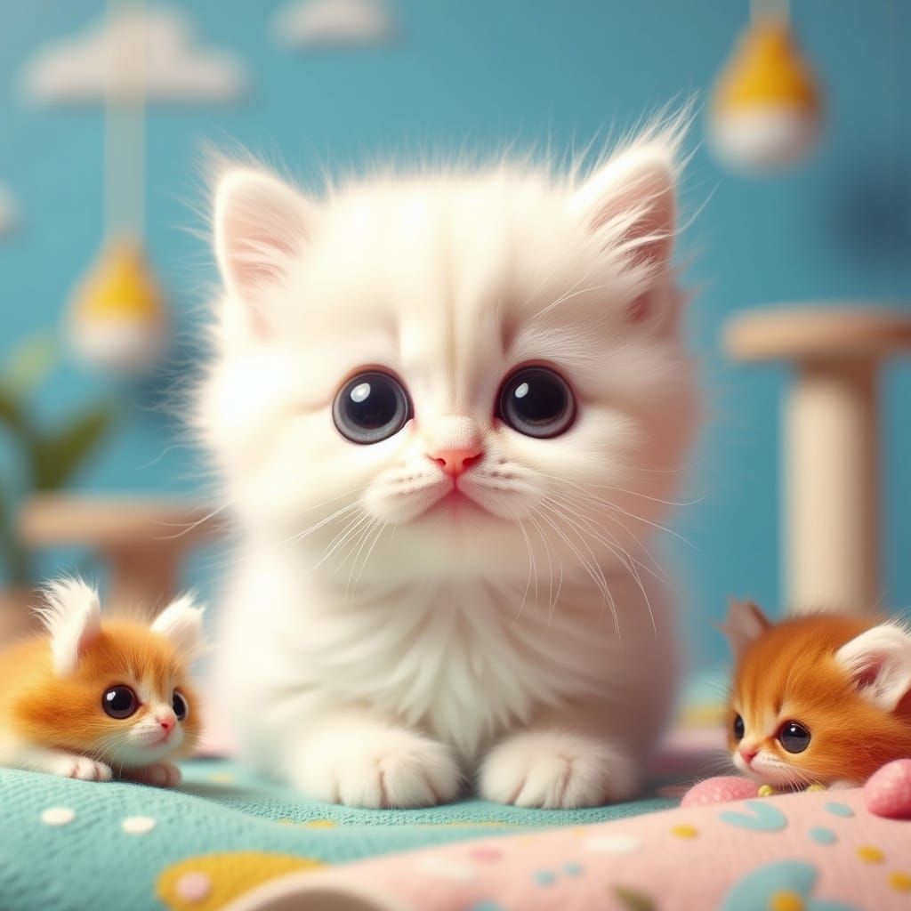  <lora:Kitten cove:1.0> cute kitten