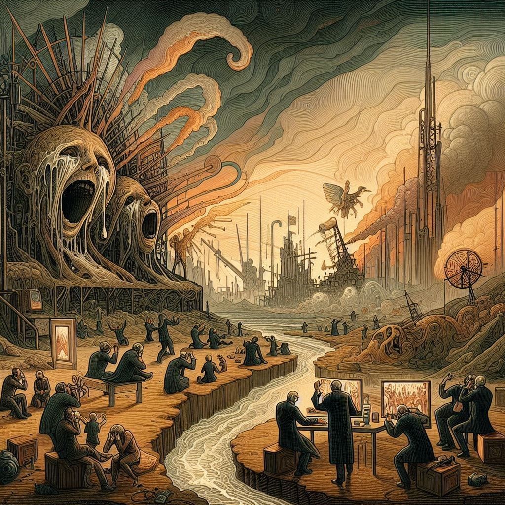 everyone trembled and cried in the face of this annihilation...