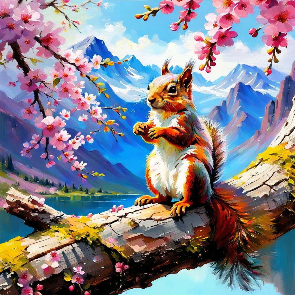 Sunny Squirrel  by @IAP