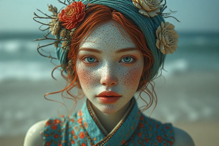 La jeune fille du bord de mer.