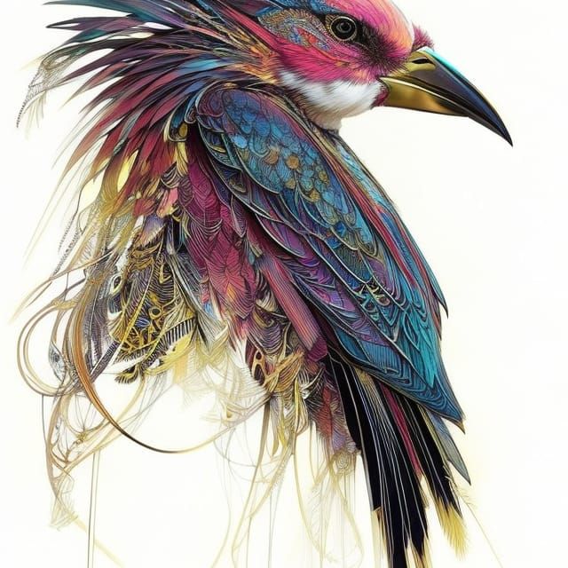 Breathtaking bird art - AI Generated Artwork - NightCafe Creator