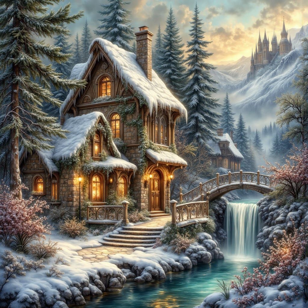 Cozy Frozen Hideaway  by @Richcruise Liu
