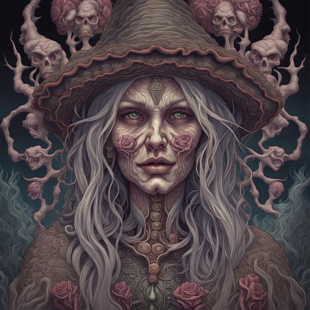 multiple brest :: grumbling grosesome hag witch-1 :: 8k reso...