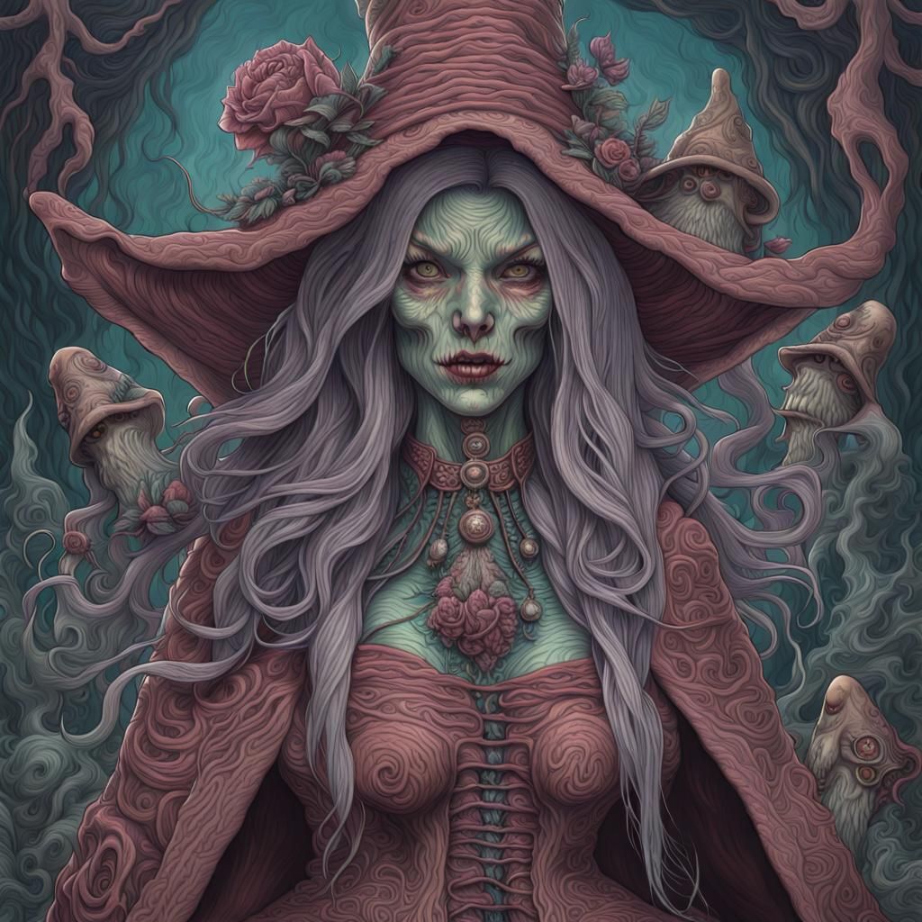 multiple brest :: grumbling grosesome hag witch-1 :: 8k reso...