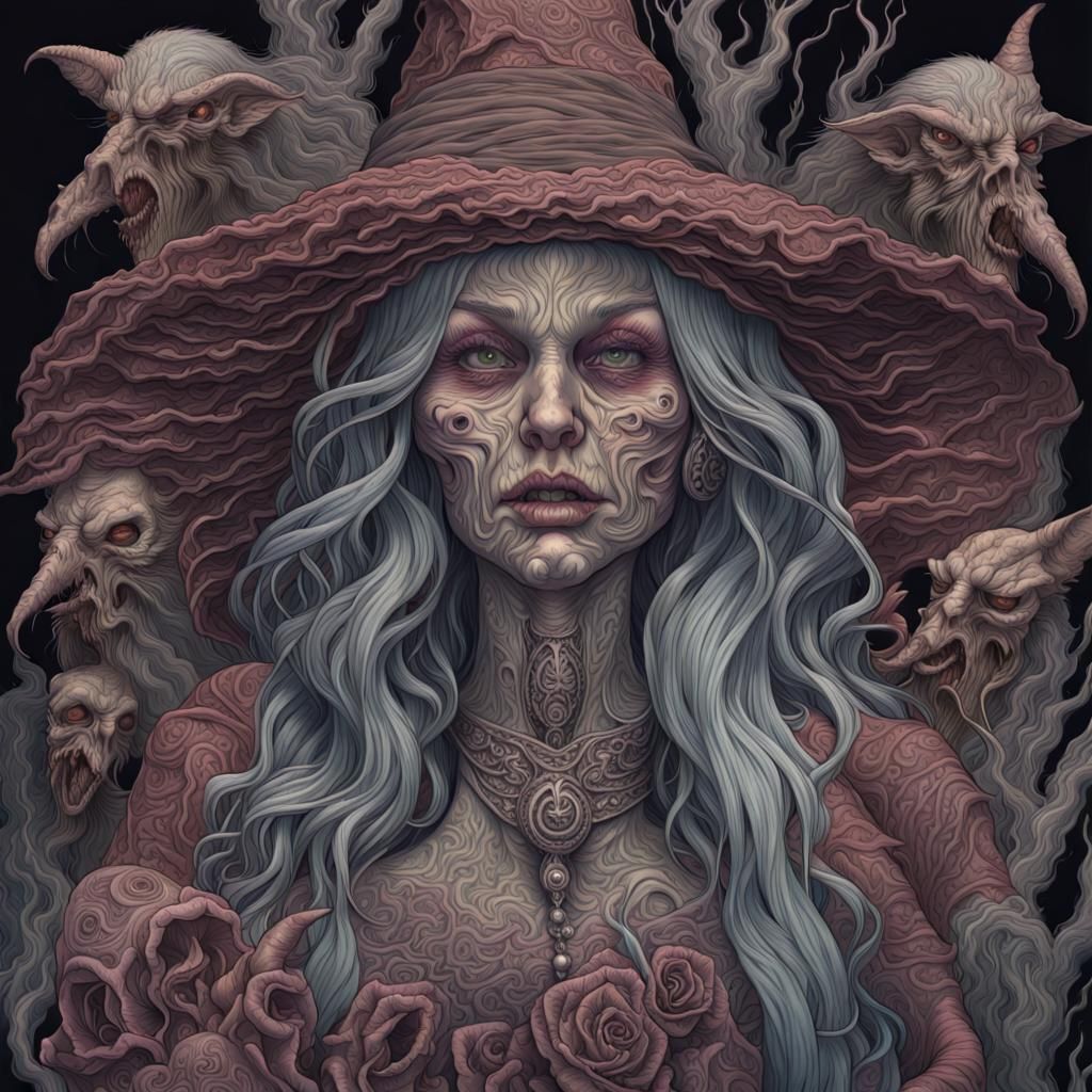 multiple brest :: grumbling grosesome hag witch-1 :: 8k reso...