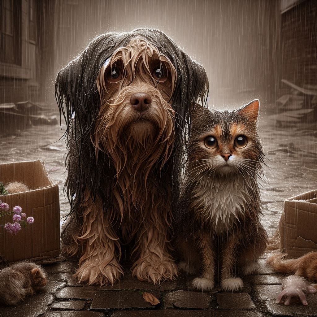 Would anyone like to adopt us? 😁🐶😸😸