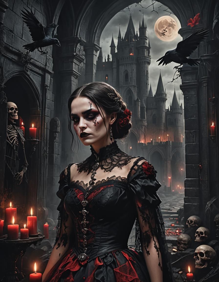  gothic style  by @Veils