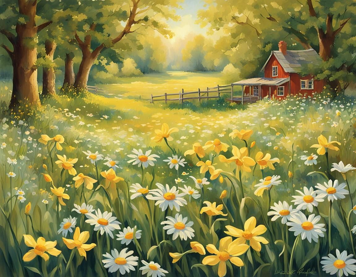Spring Meadow  by @Randy