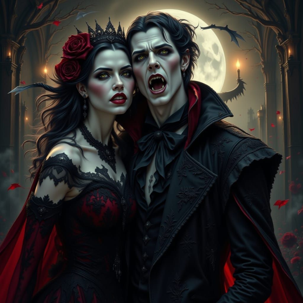 <lora:Flux Vampire:1.0> vampire