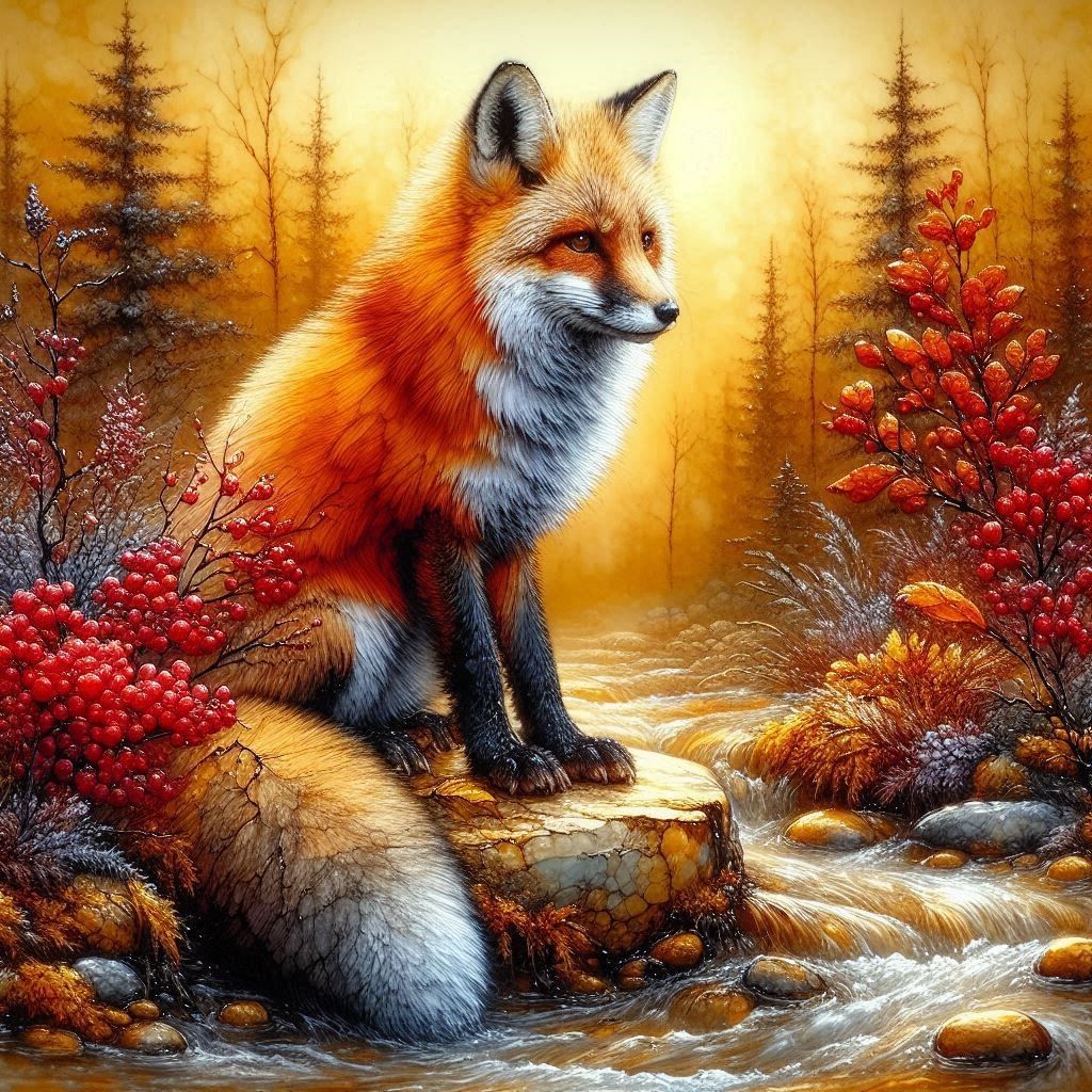 Golden Hour at Fox Creek  by @Dryheat