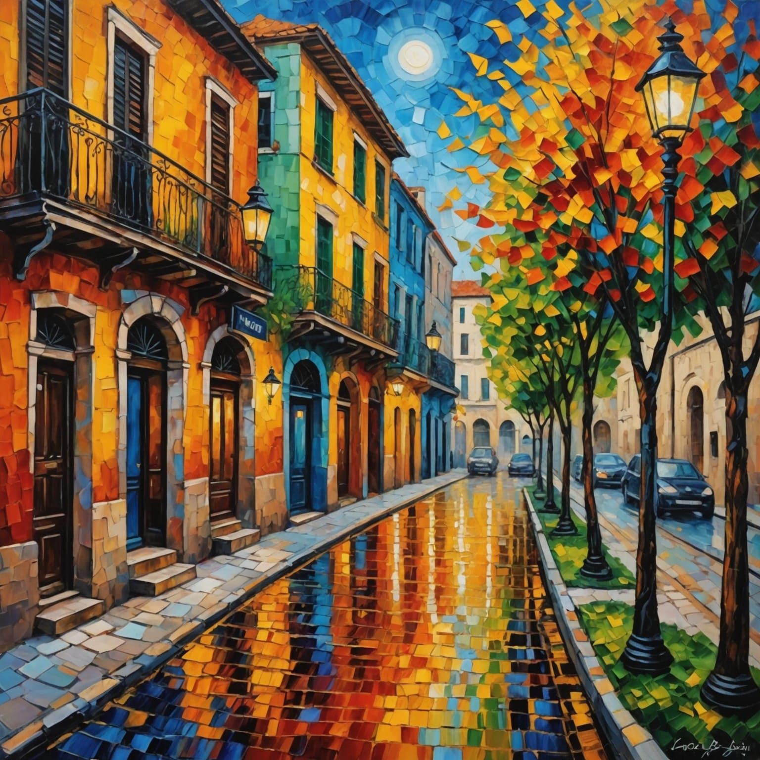 Mario and Luigi Gameboy Argument as Impasto Oil Painting