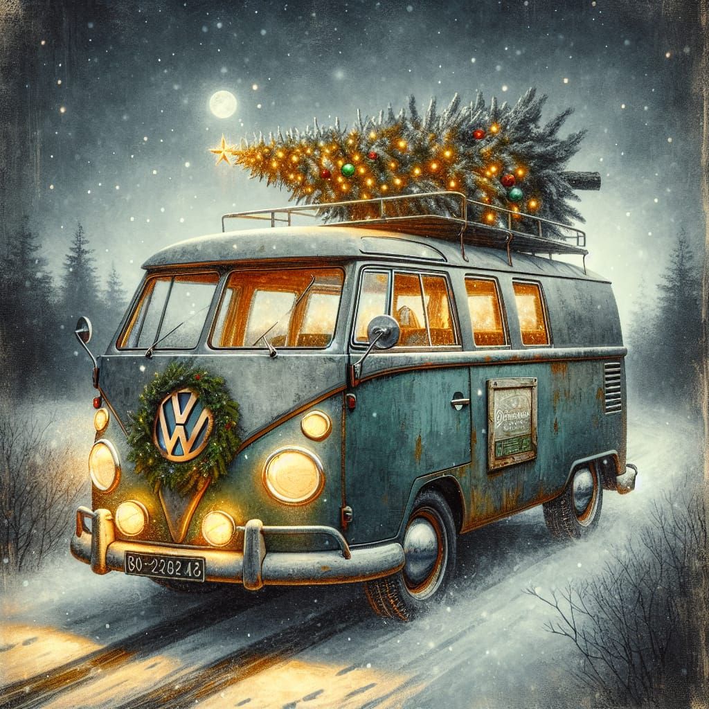 Turquoise Van   by @Sandra Al