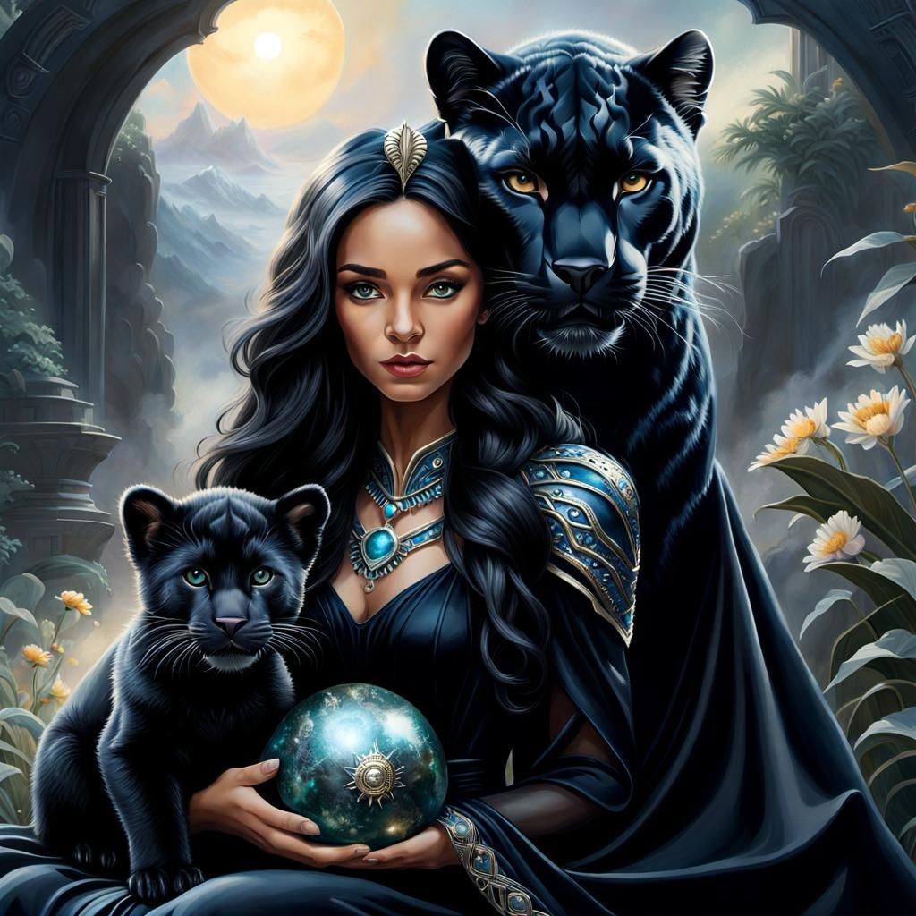 The three black panthers.