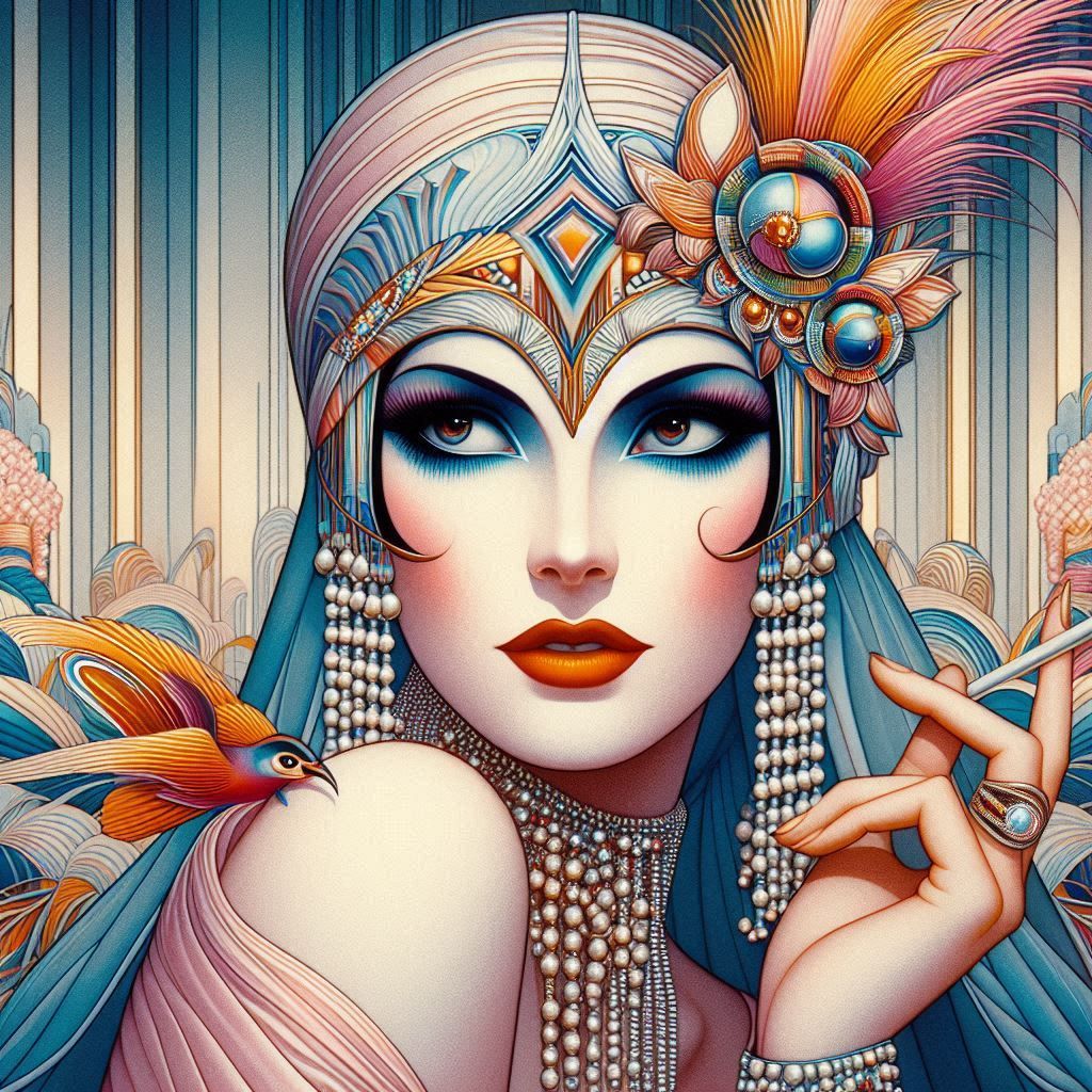 Portrait2 - art nouveau