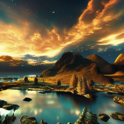 Starry Night  by @Ise Lan