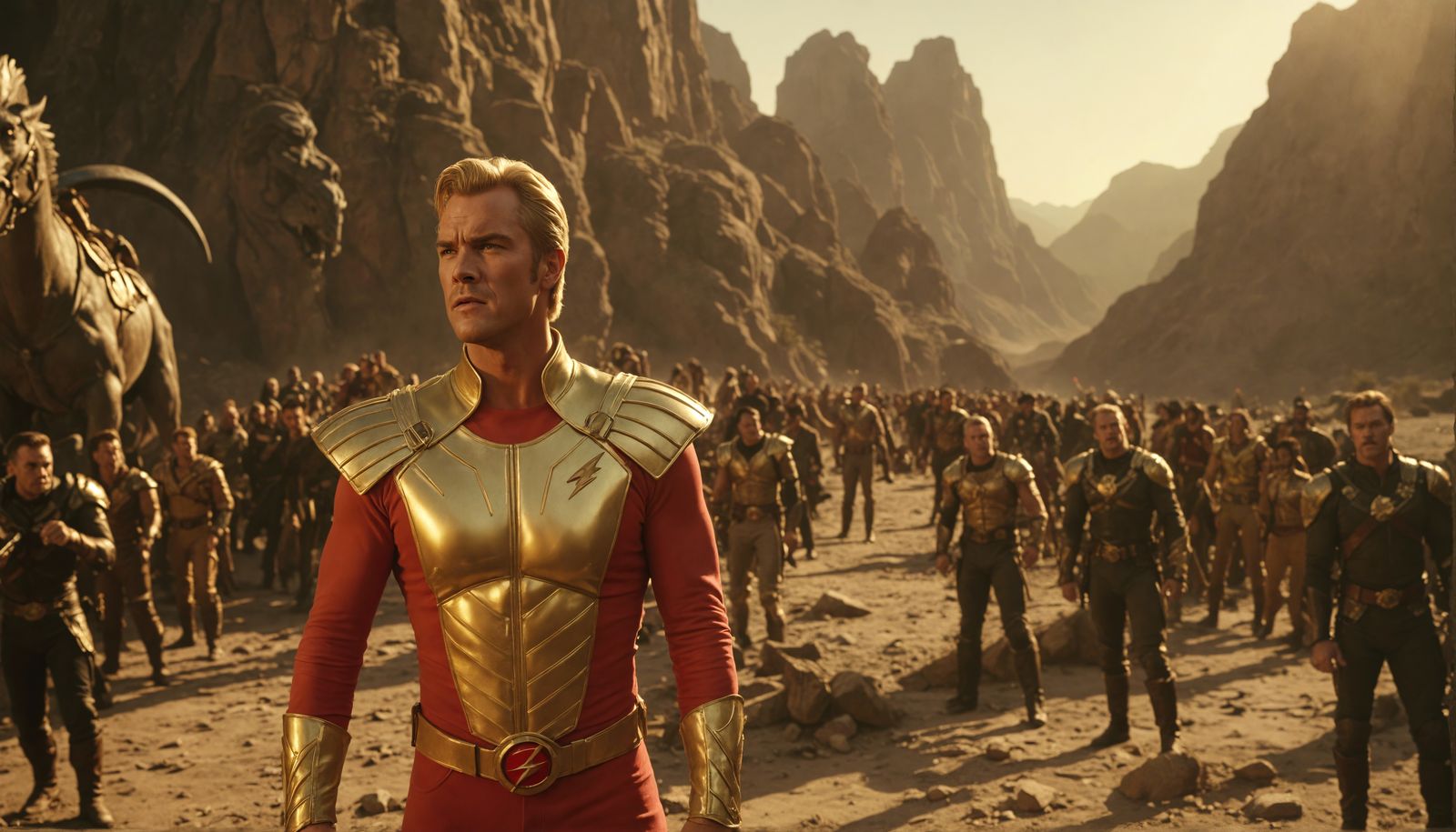 <lora:illusional:1.0> <lora:Hermoso:1.0> "Flash Gordon", Cin...