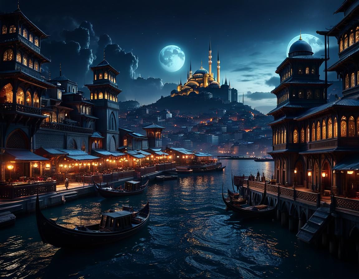 Old Istanbul at Night 