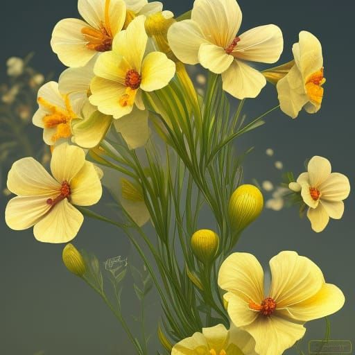 blooming yellow primrose  by @Vaclava