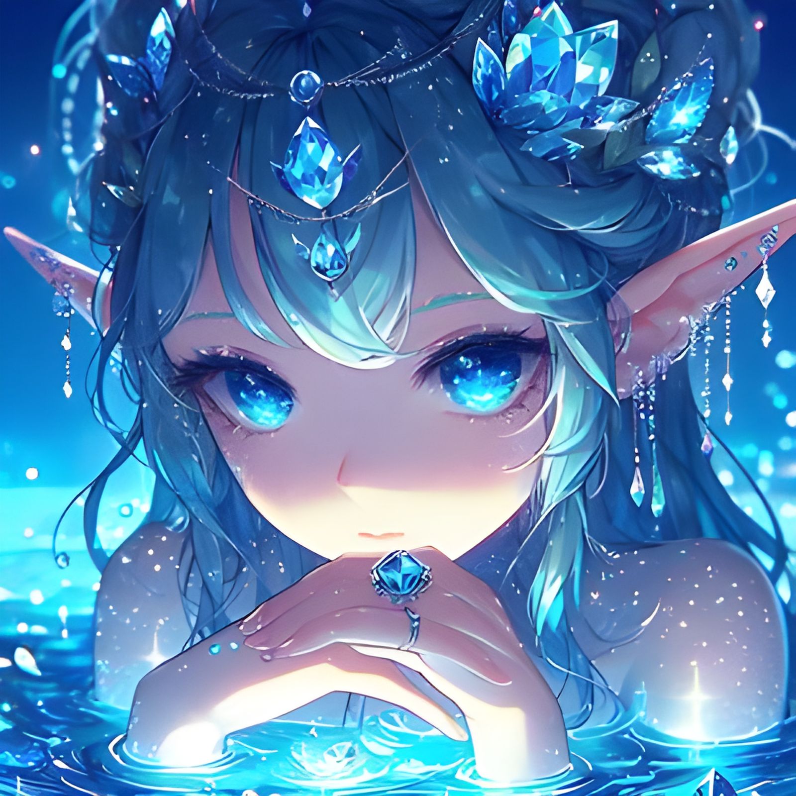 Water diamond elf