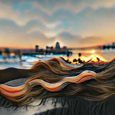 Sunset over the bay 3