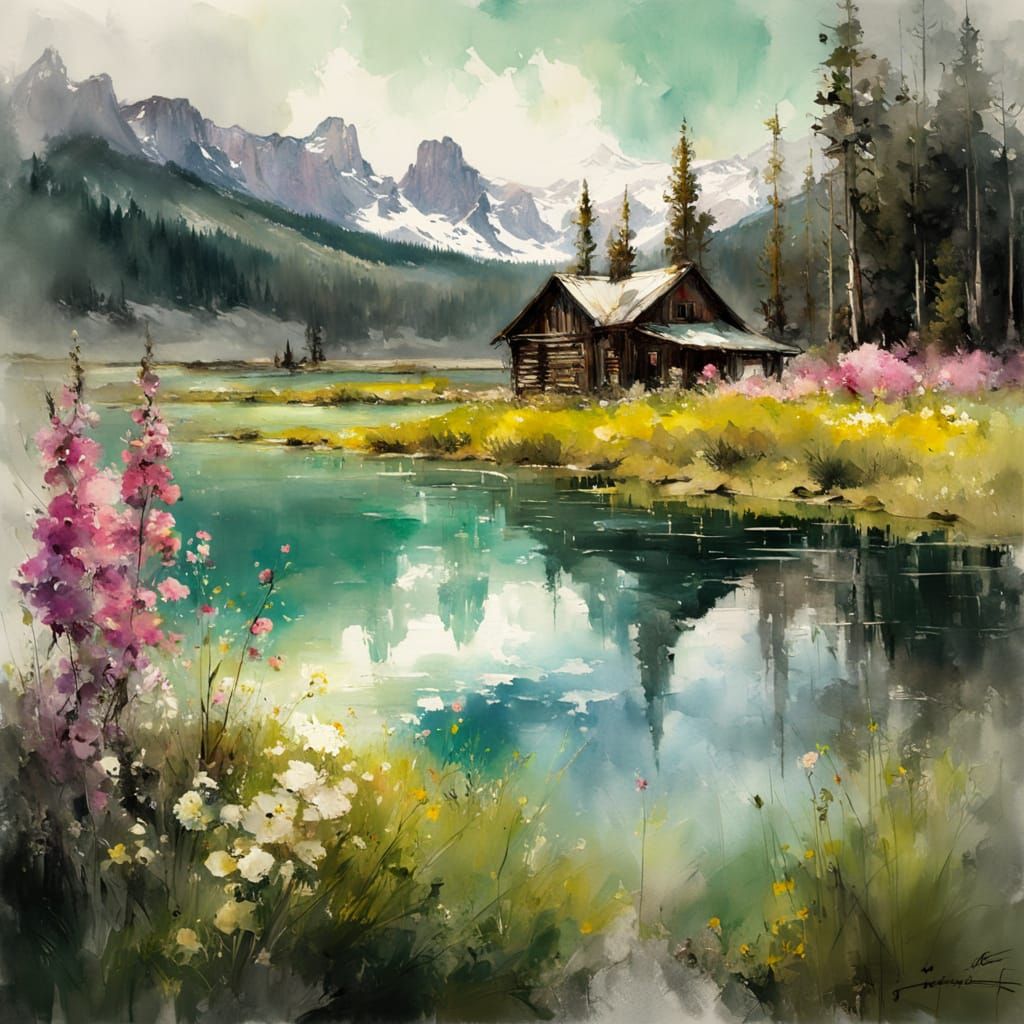 Beautiful  spring Canadian landscape  by @Mapont