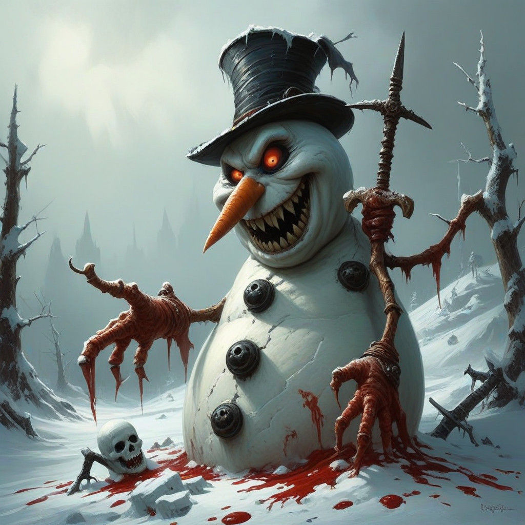 Frosty the snowman... 🎶  by @Andrachiel