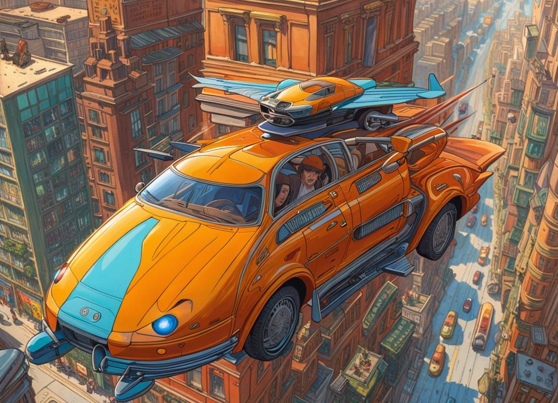 The hover car  by @Mrcloo