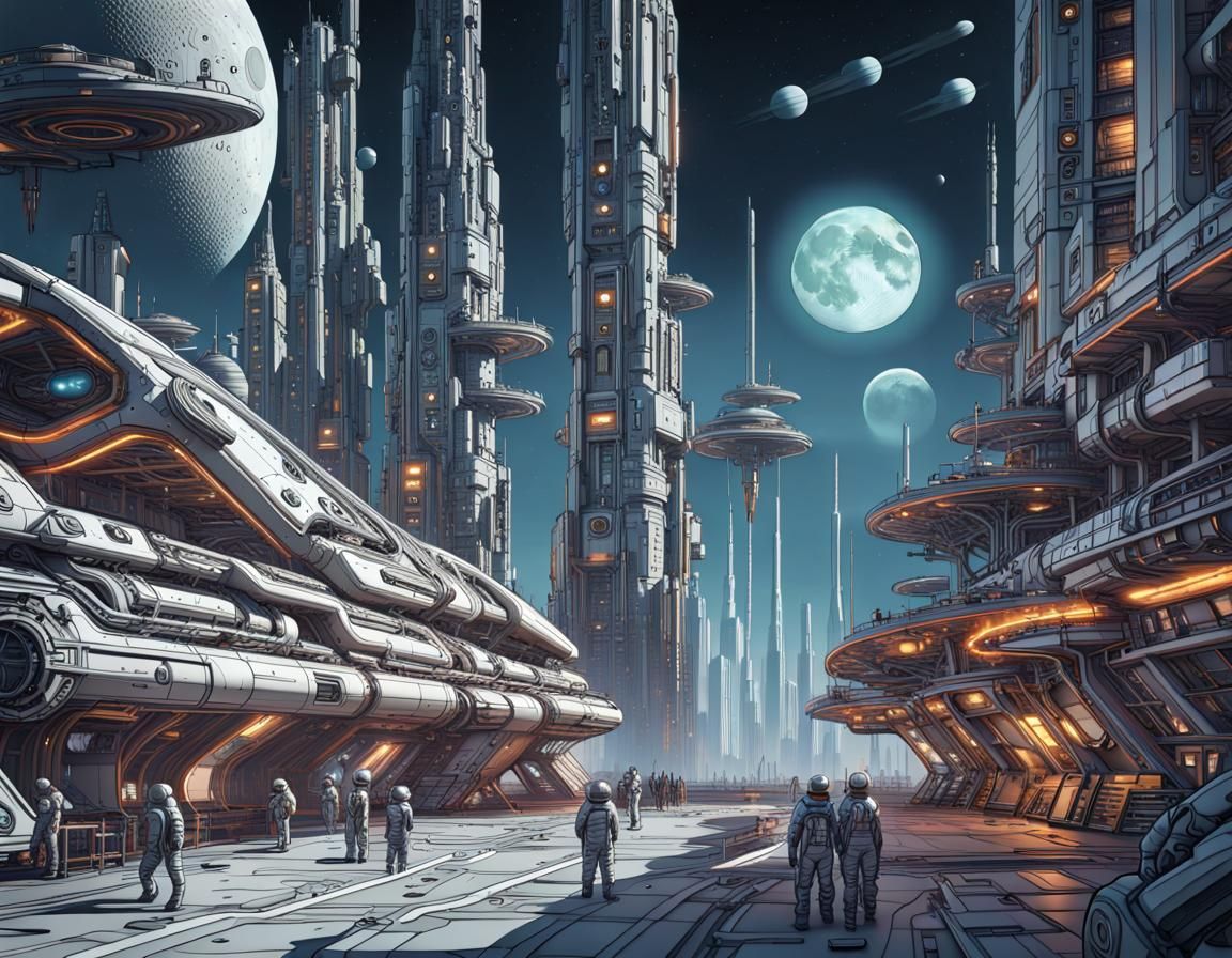 Silver Moon City Spacehub
