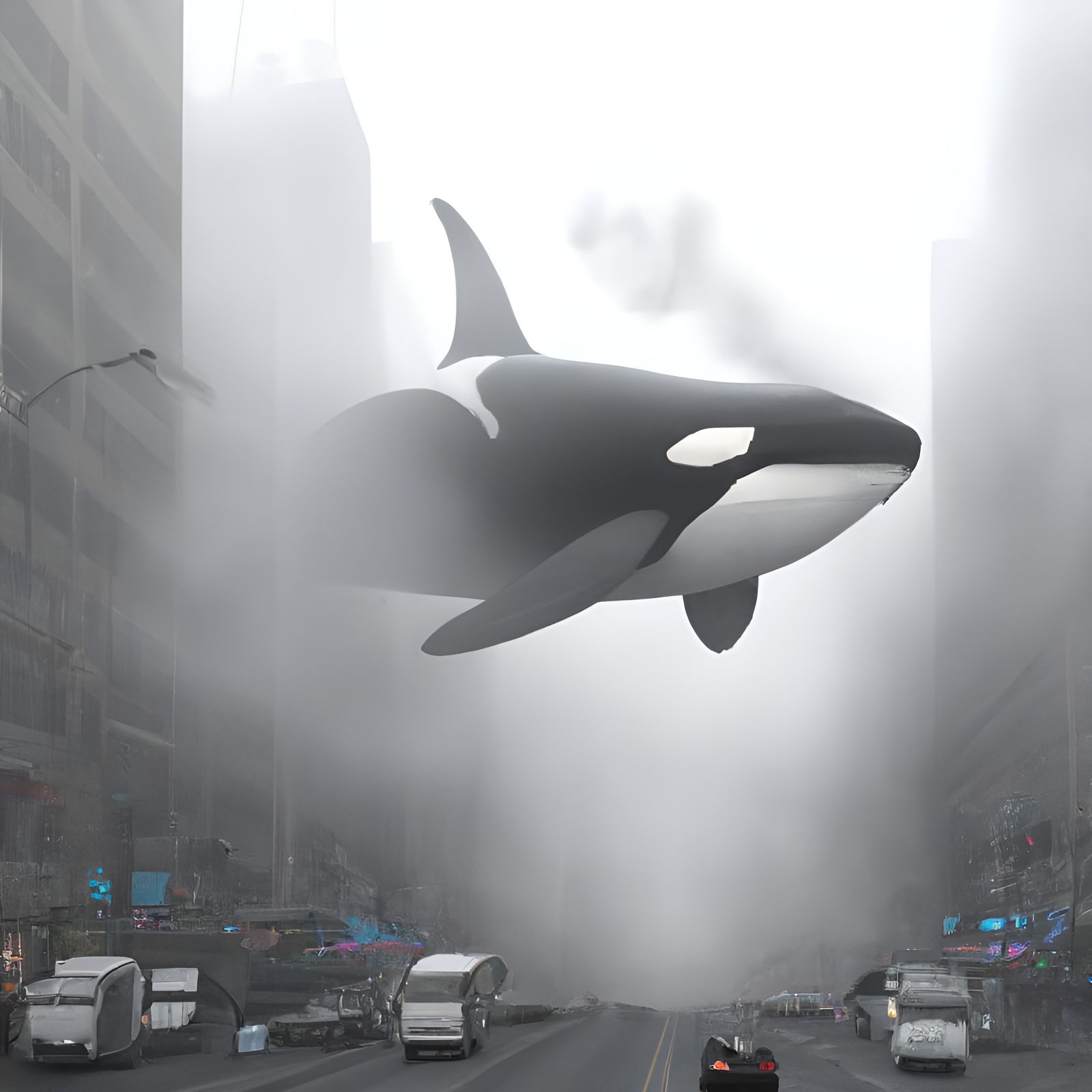 Lost in the City Fog    by @lawrencelot