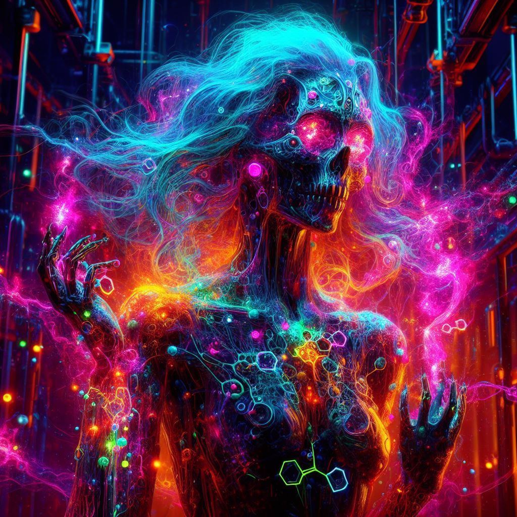 Toxic Cyberpunk Witch