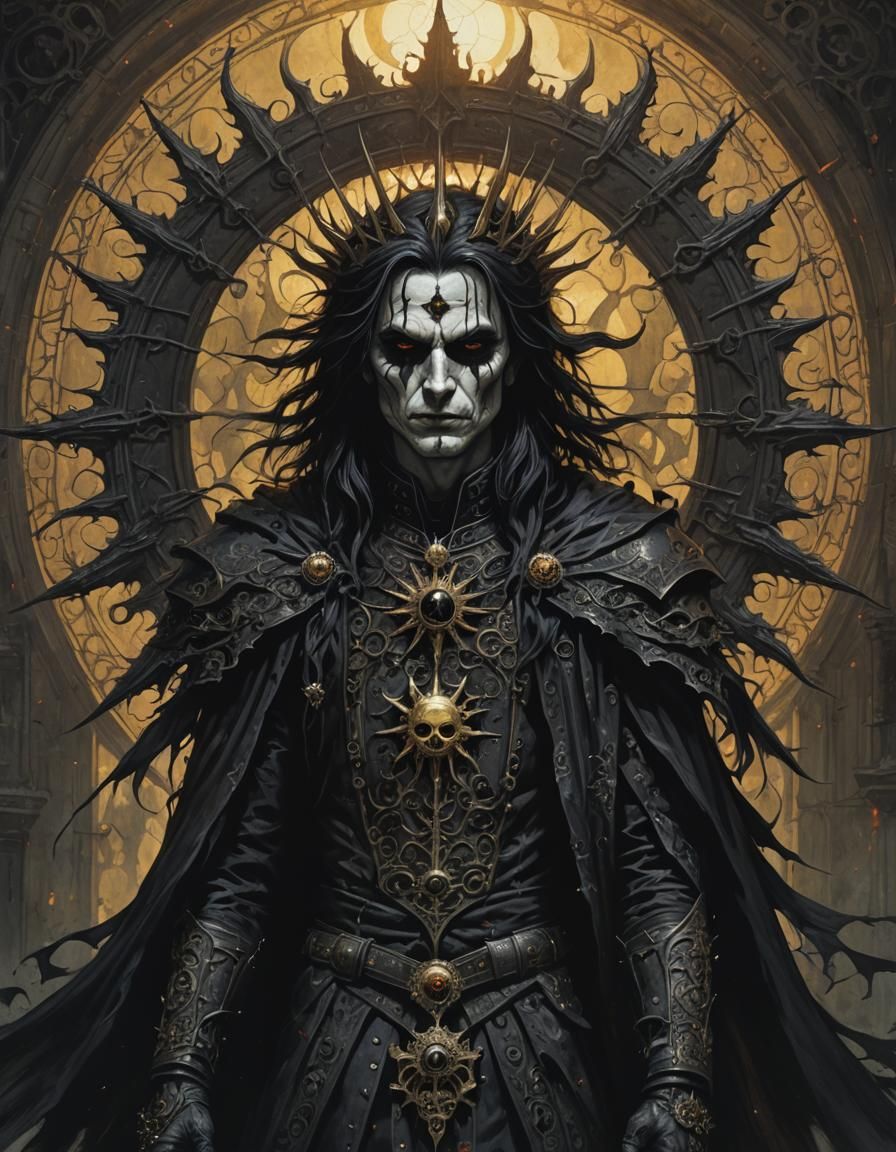 dark beautiful gothic sun prince - AI Generated Artwork - NightCafe Creator