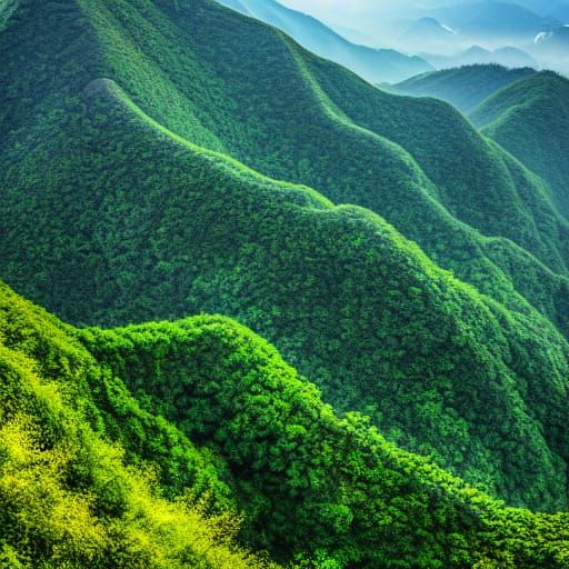 Gao Yi Ling Mountain at Golden Hour