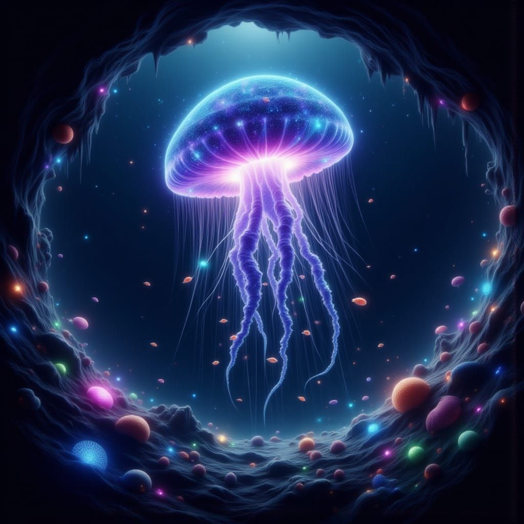 Jelly fish sparkling!! 