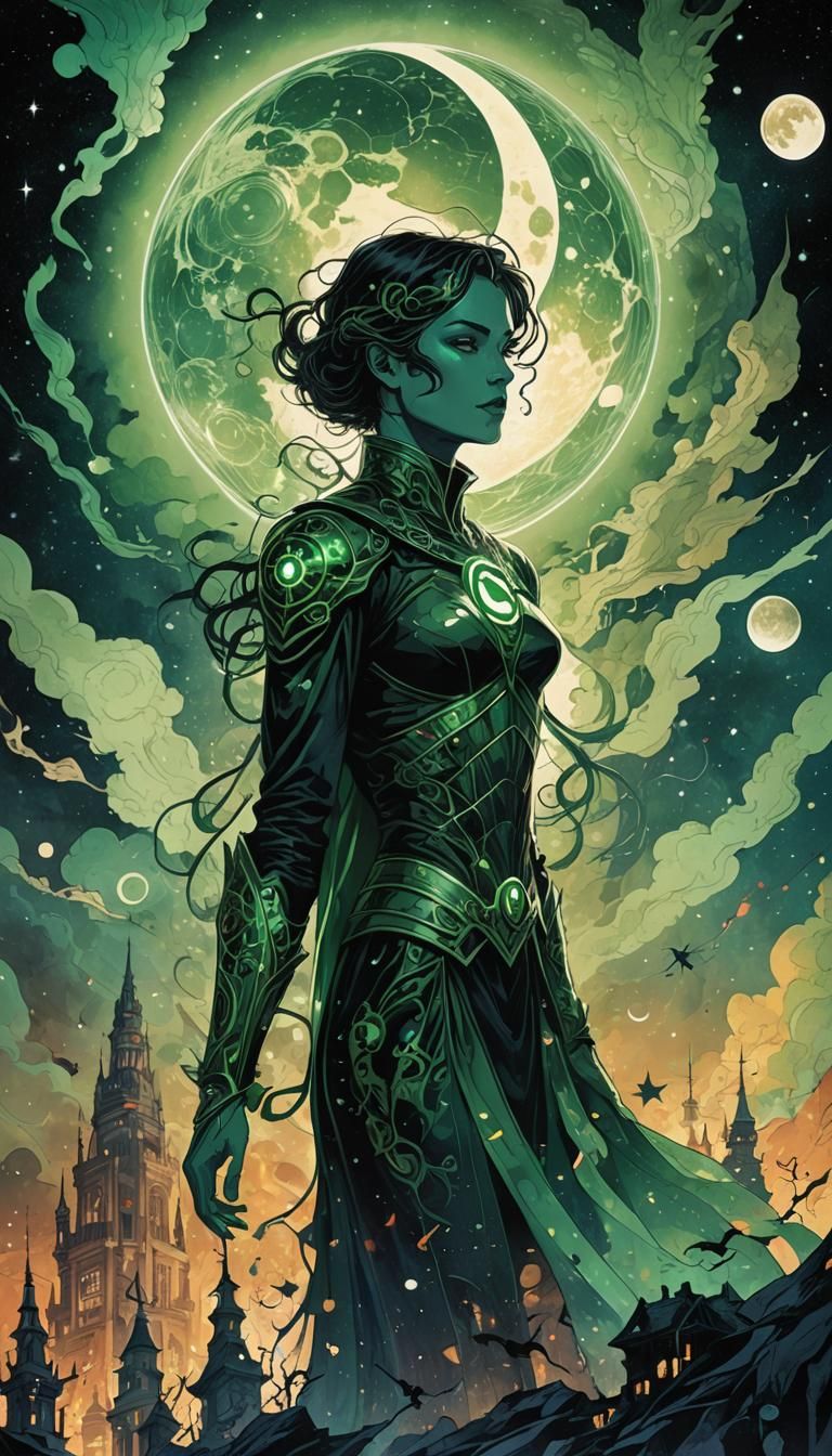 In brightest day, in blackest night, no evil shall escape my sight  by @Jimmycostnothin