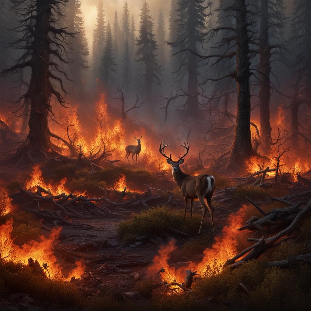 Forest Fire  by @llTupill