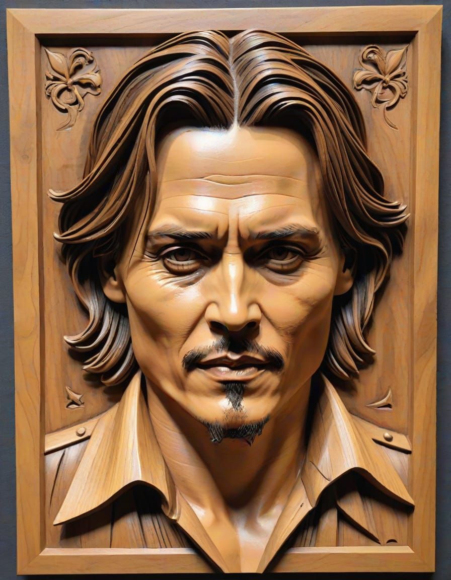 Portrait of Johnny Deep  by @OckhamsRazor