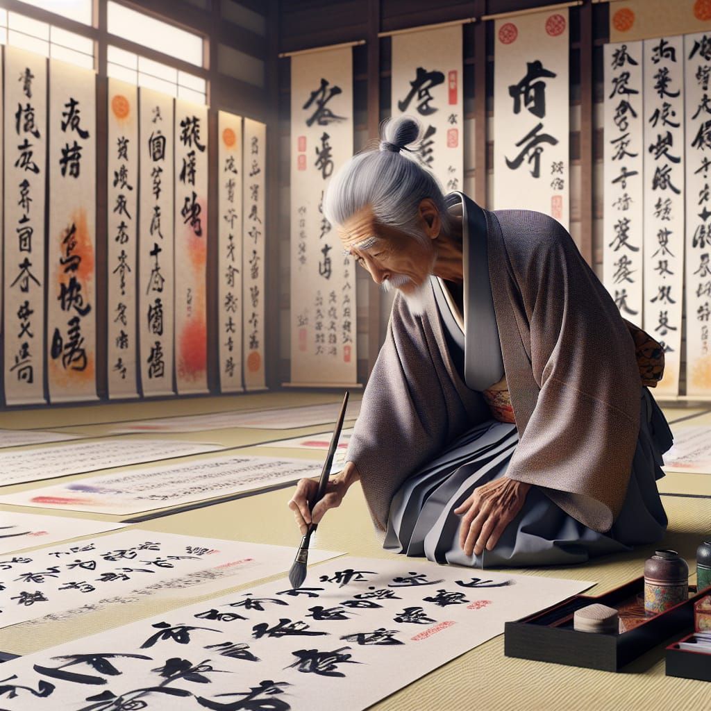 Shodō  by @Skye Bloodcrow