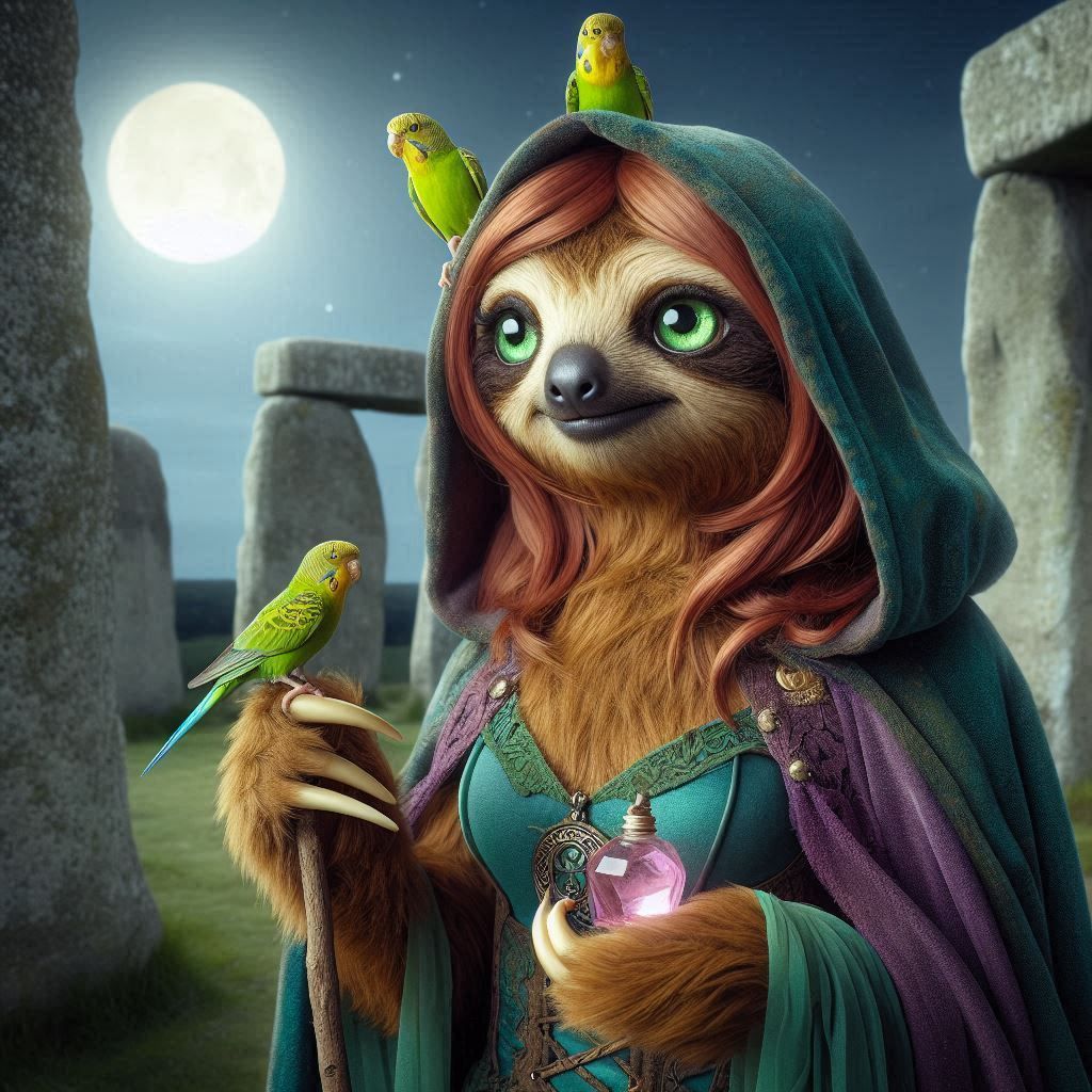 Cliodnasloth the Druidess, discovered the properties of ‘Moondew’, from “Harry Potter”