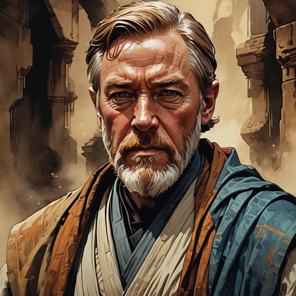 (Obi-Wan Kenobi) - AI Generated Artwork - NightCafe Creator