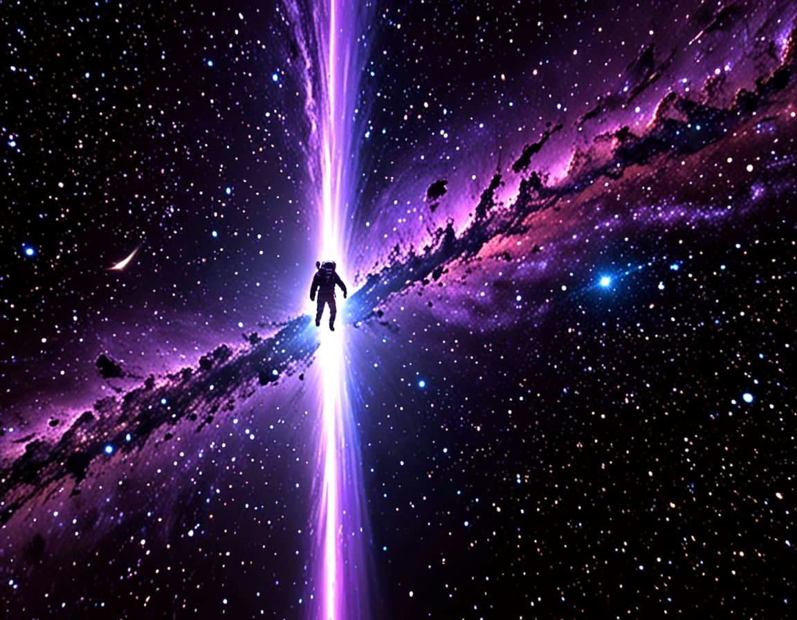 Lone Astronaut Lost in Deep Space #2721