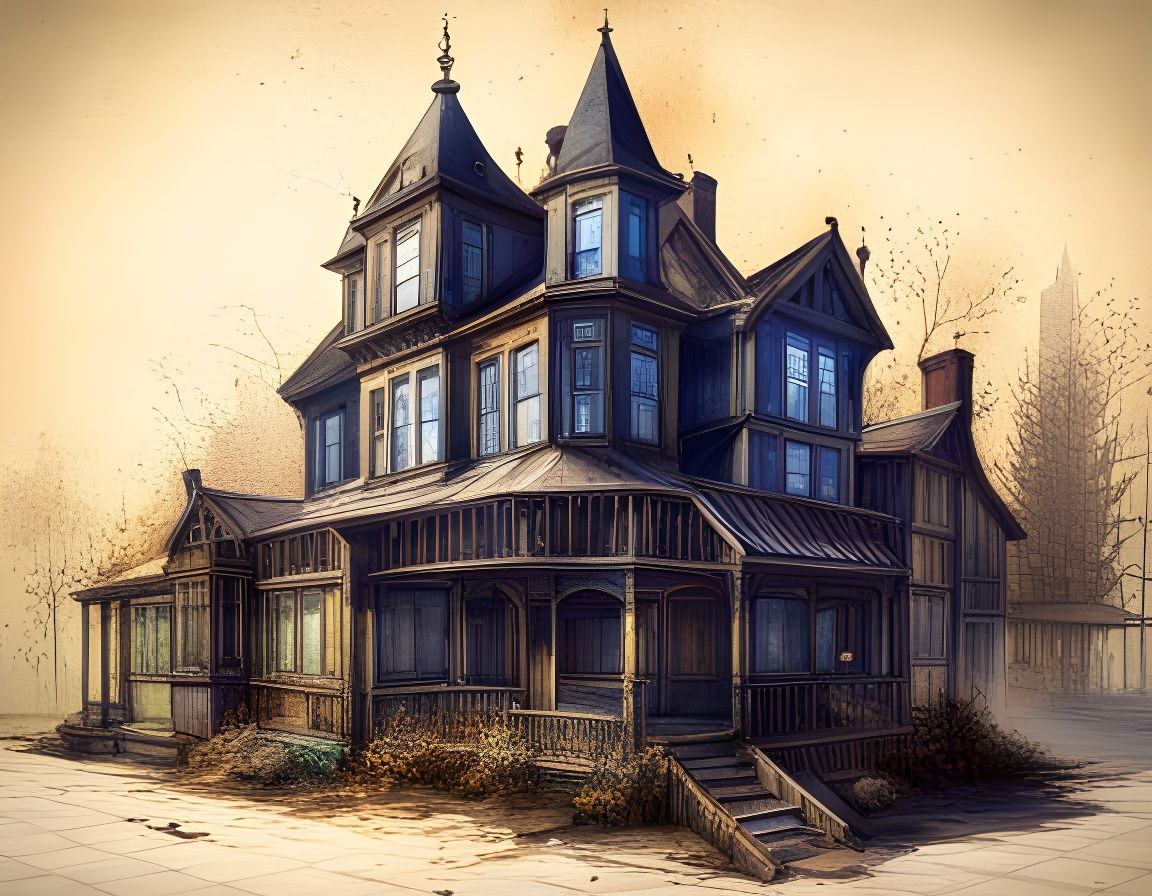 Victorian Home - AI Generated Artwork - NightCafe Creator