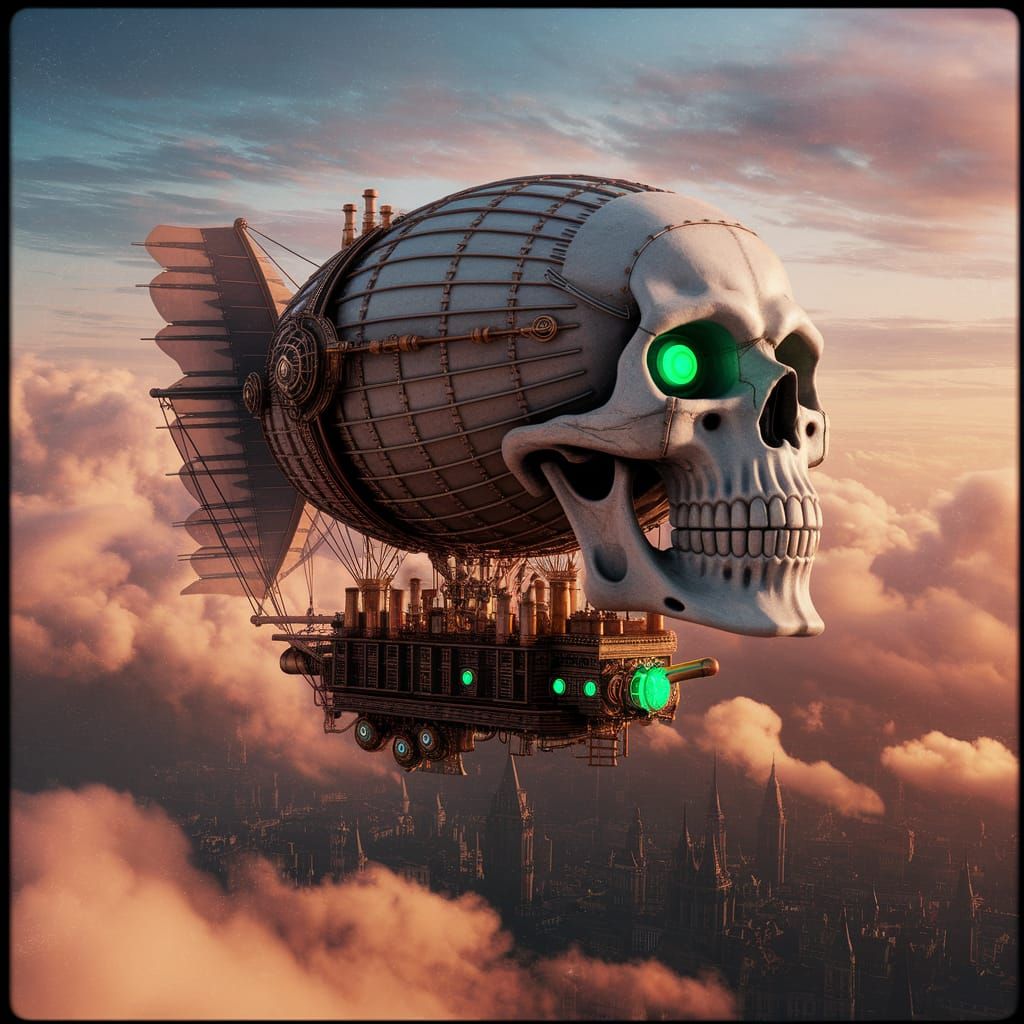 Doom Blimp  by @Skull Muse
