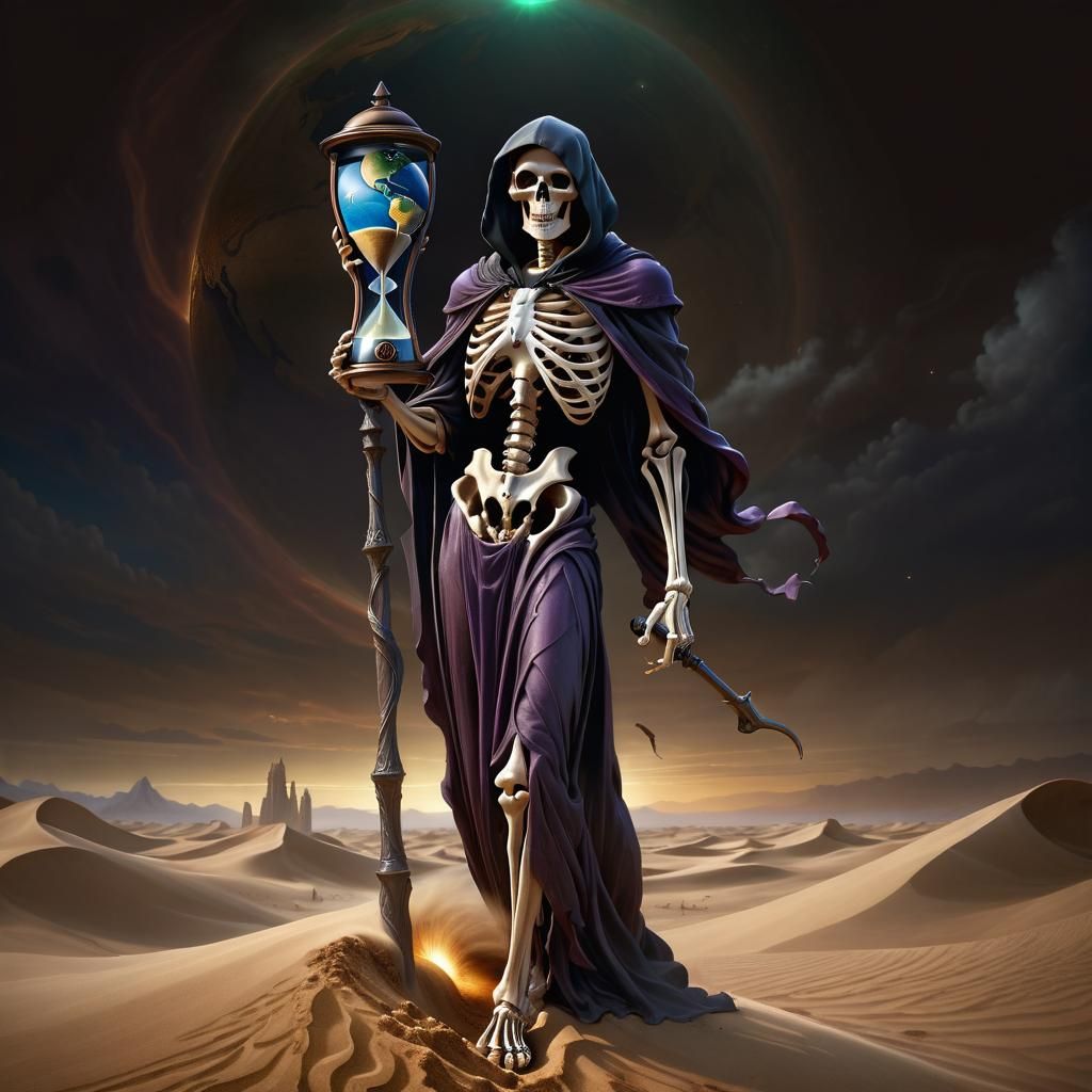 The Merciless Sands of Time  by @Snooty Art Snob