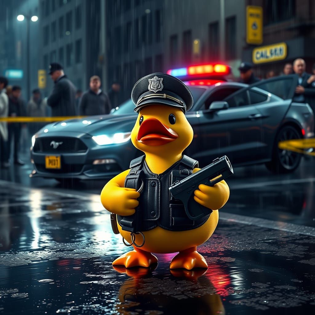 Rubber Police   by @Santolina