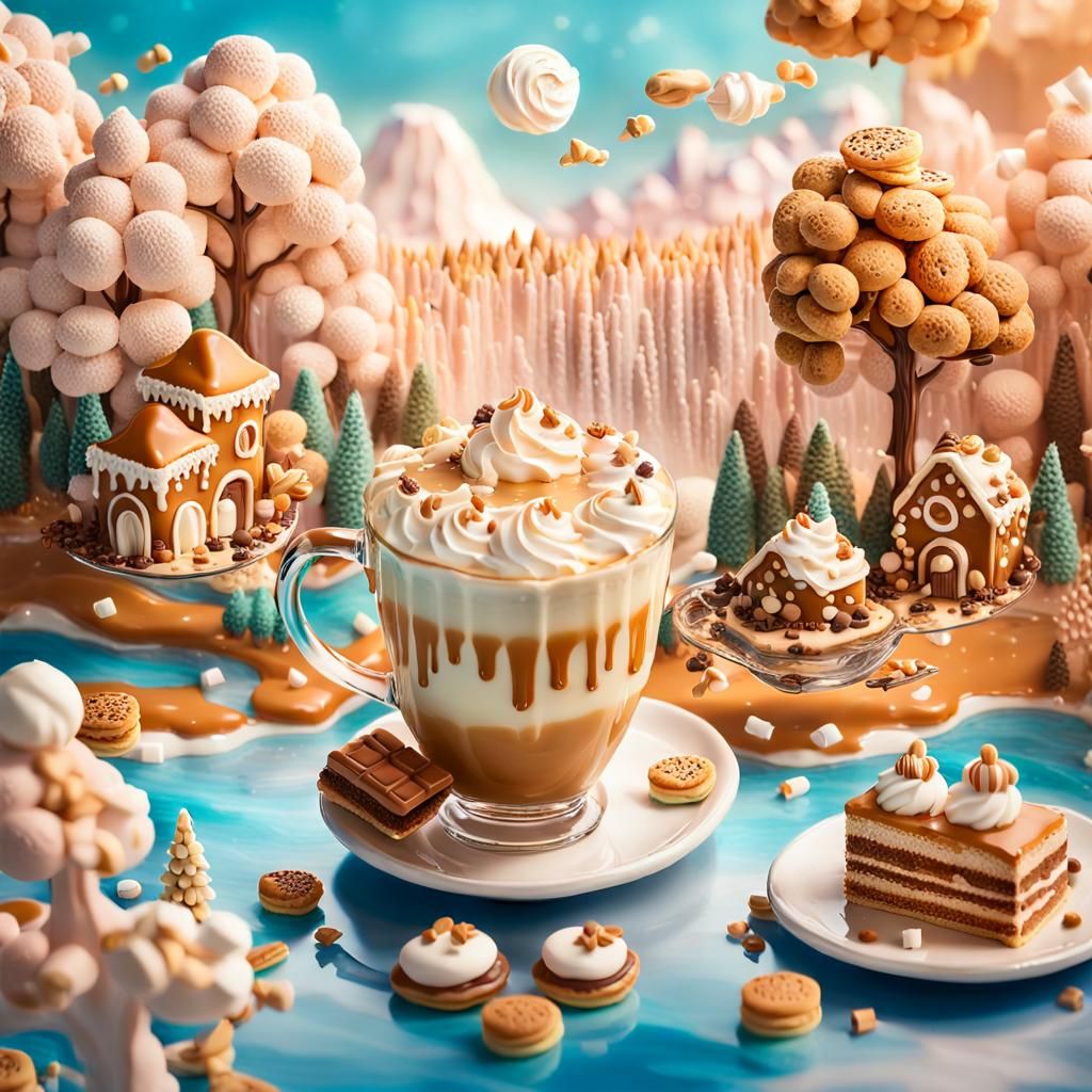 Caramel Latte Land  by @Sadi Cronch